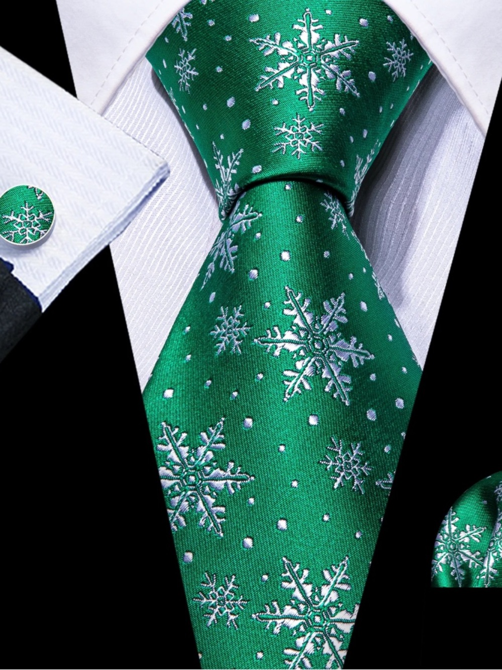 Berry Wang Christmas Tie Mens Holiday Tie set